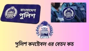 Read more about the article পুলিশ কনস্টেবল এর বেতন কত