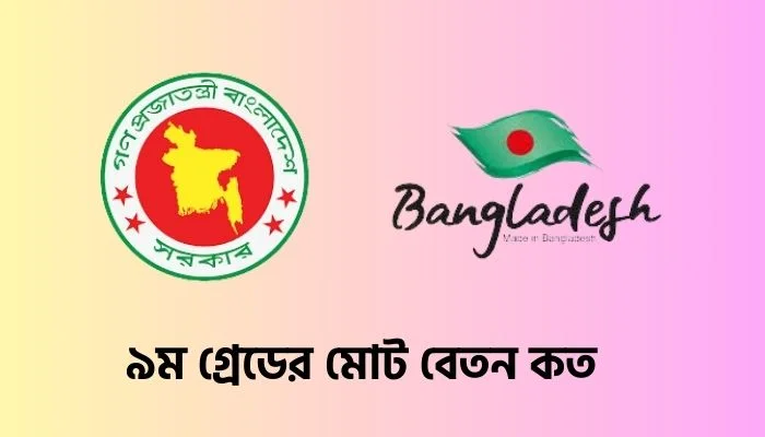 ৯ম গ্রেডের মোট বেতন কত