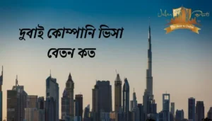 Read more about the article দুবাই কোম্পানি ভিসা বেতন কত